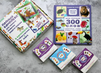 Комплект "Смотрю. Играю. Узнаю. Комплект карточек + книга"