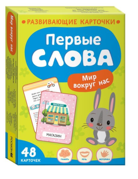 Мир вокруг нас Первые слова  Развивающие карточки