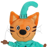 Кот Компот Мягкая музыкальная игрушка Три кота M120319-15s-ty