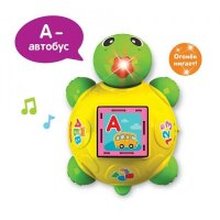 Музыкальная игрушка Азбука с Черепашкой (зеленая)